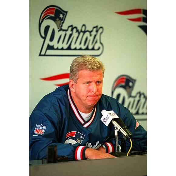 New England Patriots 90s STARTER puffer Pullover jacket yth L blue NFL Pro vtg - Picture 11 of 12